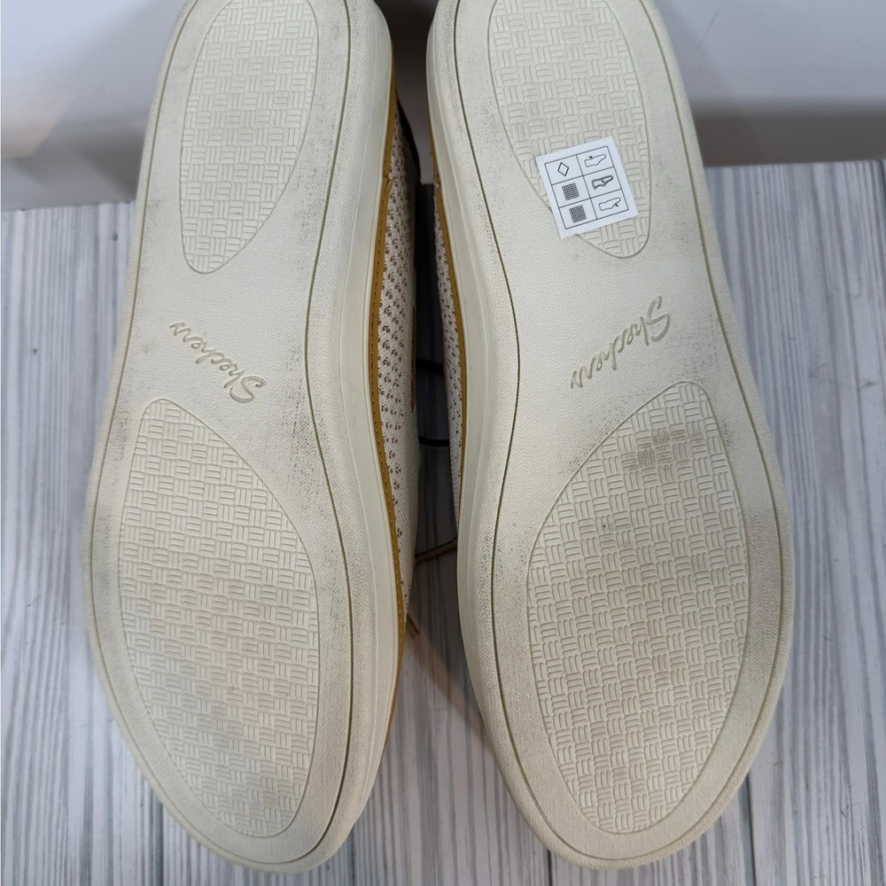Skechers Modern Comfort Coastal Drive Beige Knit Slip On Sneakers Womens Size 11 - Picture 5 of 7